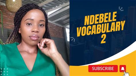 Ndebele Words For Beginners 2 Youtube