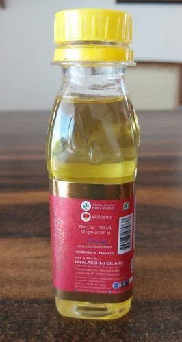 Liquid Mono Unsaturated 100ml Vedha Groundnut Oil For Cooking At Rs