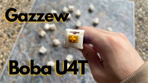 Gazzew Boba U T Best Tactile Switch Sound Test Stock Lubed