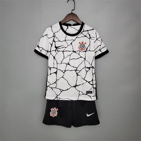 Camisa Corinthians Infantil 2021 Home