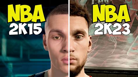 Evolution Of Zach Lavine In Nba 2k Games Nba 2k15 Nba 2k23 Youtube