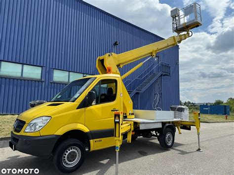 Używany Mercedes Benz RUTHMANN TB 220 na MB Sprinter Podnośnik koszowy