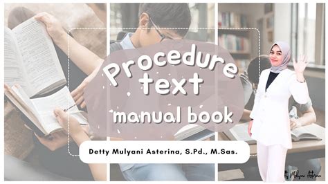 PROCEDURE TEXT MANUAL LENGKAP YouTube