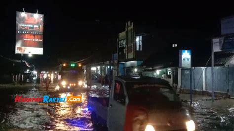 Debit Sungai Citanduy Meluap Kalipucang Pangandaran Banjir