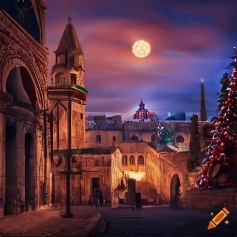 Bethlehem During Christmas Time On Craiyon