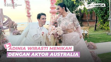 Adinia Wirasti Resmi Menikah Dengan Michael Wahr Youtube