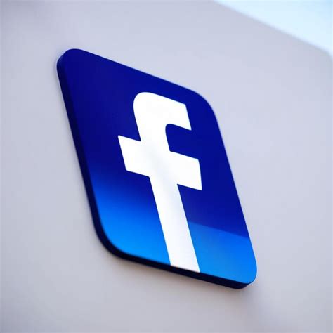 Minimalist Facebook Logo Design | Premium AI-generated image