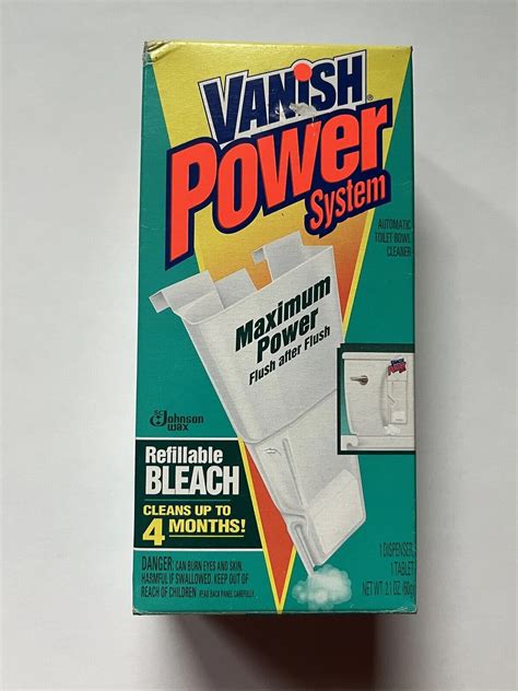 Vanish Power System Automatic Toilet Bowl Cleaner Max Power New Old