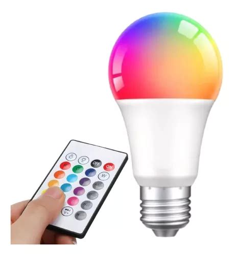 Lâmpada Bulbo Led Rgb 15w Luz Colorida 16 Cores Bivolt MercadoLivre