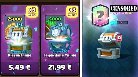 Legendary In Giant Chest Mega Sonderangebot LegendÄre Truhe Kaufen Clash Royale Deutsch Youtube