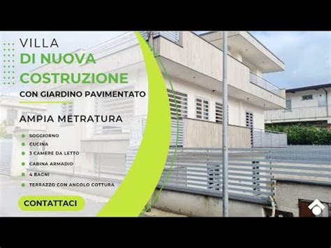 Villa Indipendente Di Nuova Costruzione Con Giardino Pavimentato Via