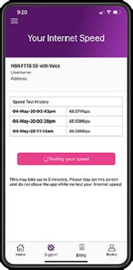 How to test your internet speed with the My TPG app | TPG Support