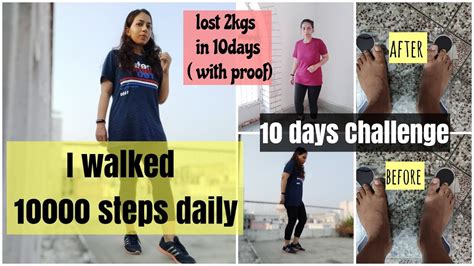 I Walked 10000 Steps A Day At Home How To Lose Weight By Walking