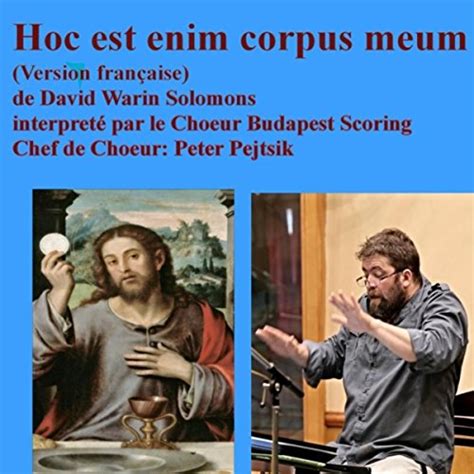 Amazon Co Jp Hoc Est Enim Corpus Meum Version Fran Aise Budapest