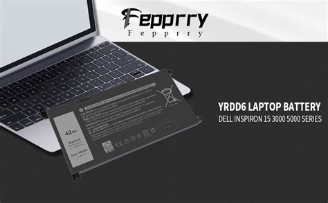 Amazon Fepprry YRDD6 42Wh Laptop Battery For Dell Inspiron 15 3000