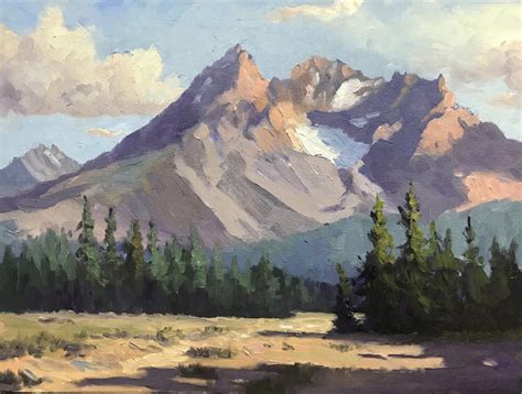 9 Majestic Mountain Paintings - OutdoorPainter | Mountain paintings ...