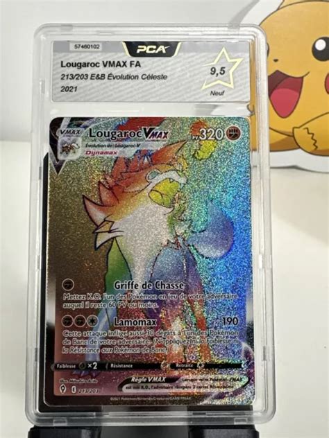 Carte Pokemon Lougaroc Vmax Secr Te Volution C Leste Pca