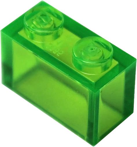 Lego Parts And Pieces Trans Bright Green Transparent Bright Green