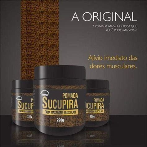 Kit Pomada Sucupira G Para Desconforto Muscular Coluna Pernas