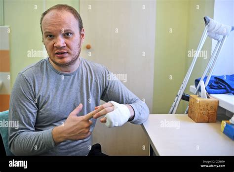MOSCOW, RUSSIA. DECEMBER 28, 2010. Oleg Kashin, a reporter for the ...