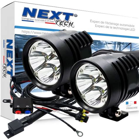 Feux Led Antibrouillard Additionnels Longue Port E Pour Moto Ktm