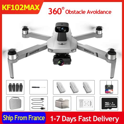 Dron KF102 Max GPS con cámara 4K para evitar obstáculos cuadricóptero