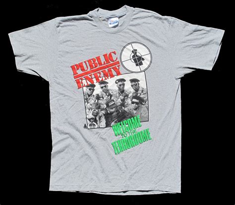 Unworn Deadstock Public Enemy Vintage T Shirt Mint Og