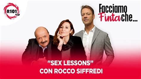 Sex Lessons Con Rocco Siffredi Youtube