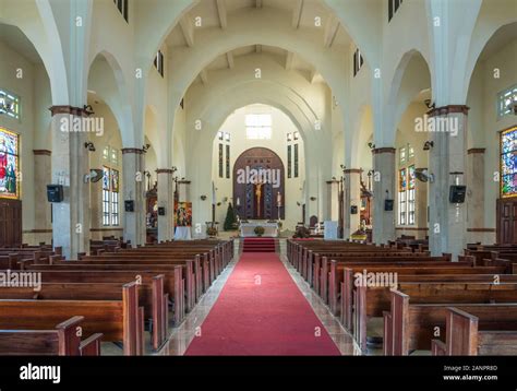 The Cathedral of St. Philip the Apostle interior in Puerto Plata ...