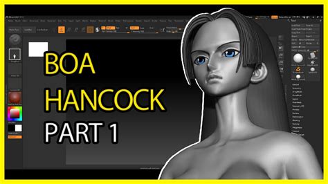 Modelando Anime Boa Hancock Parte 1 YouTube