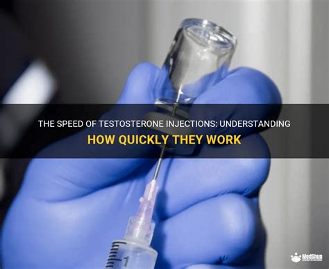 The Speed Of Testosterone Injections Understanding How Quickly They