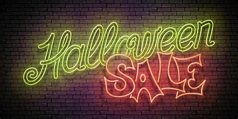 Neon Halloween Cards Collection On Behance