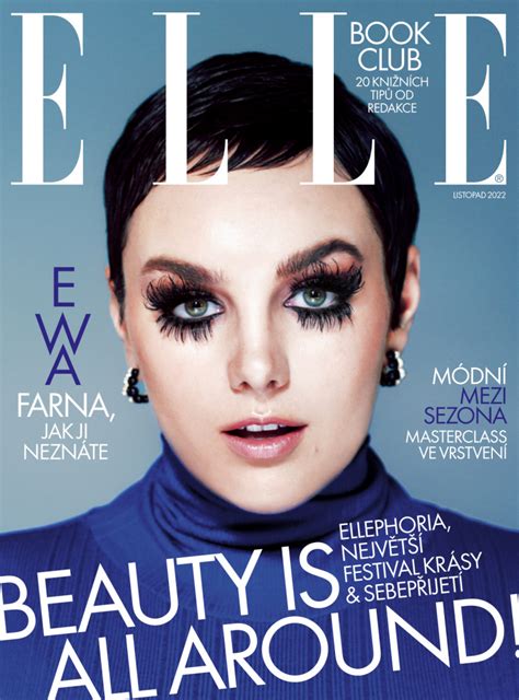 Ewa On The Cover Of Elle Magazine Ewa Farna Oficiální Web