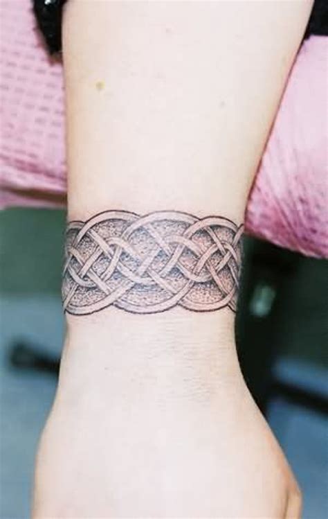 Wonderful Celtic Tattoo On Wrists