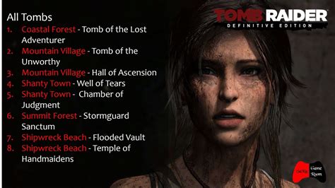 Tomb Raider Definitive Edition All Tomb Locations And Solutions YouTube