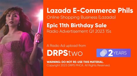 Lazada Epic Th Birthday Sale Radio Ad Q S Youtube