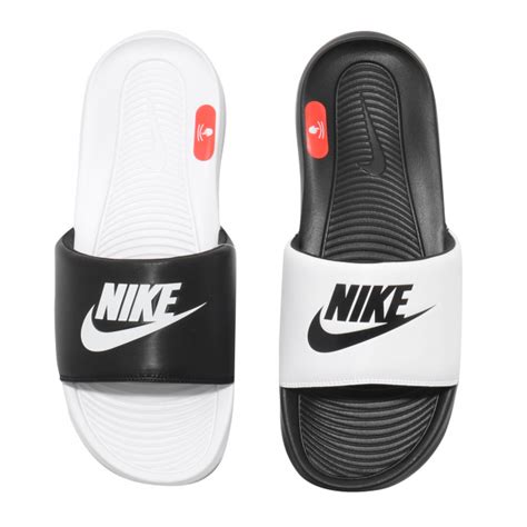 Nike Victori One Slide Mix White Black Mar Dd