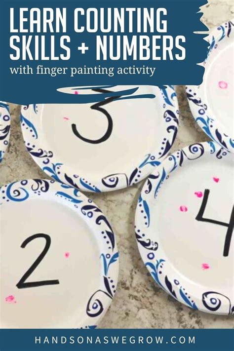 Finger Paint Counting Activity Simple For Preschoolers