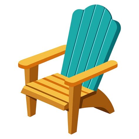 Premium Vector Illustration Of Adirondack Chair Isolated