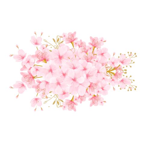 Cherry Blossom Card Vector Hd Png Images Cherry Blossoms Latest Design