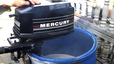 1995 Mercury 4 Hp Outboard Motor 2 Stroke Dwusuw Youtube