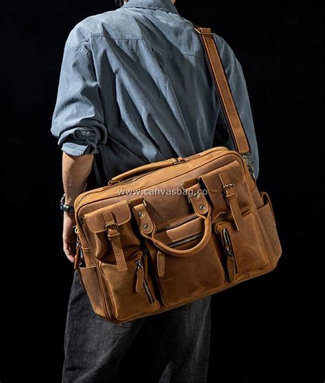 Leather Messenger Bag Archives Canvas Bag Leather Bag CanvasBag Co