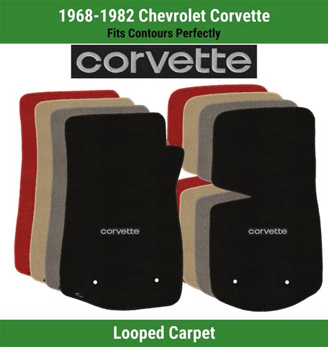 Lloyd Classic Loop Front Carpet Mats For Chevy Corvette W