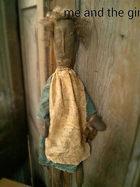 Primitive Black Doll Cloth Doll Grungy Extreme Rustic Faap Etsy Black Doll Primitive Dolls