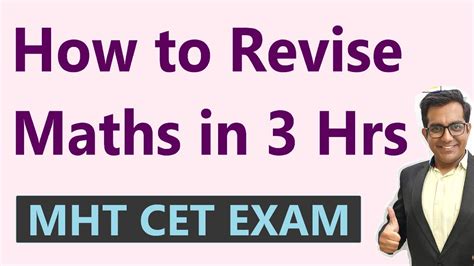 Live How To Crack Mht Cet Mht Cet Preparation