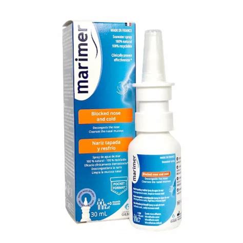 MARIMER SPRAY NASAL ÁGUA MAR HIPERTÓNICA 30ML Farmacias Progresso