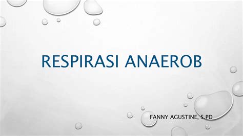 Ppt Respirasi Anaerob Pptx