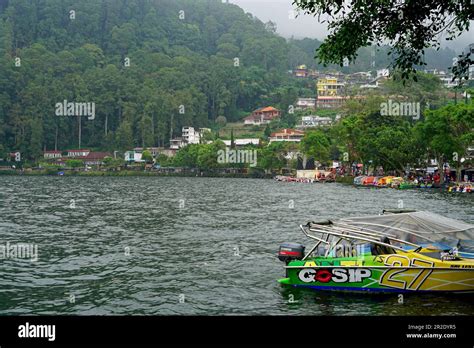 Telaga Sarangan Lake Sarangan Magetan East Java Indonesia Stock