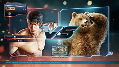 Tekken Law Vs Kuma Gameplay P Ps Youtube