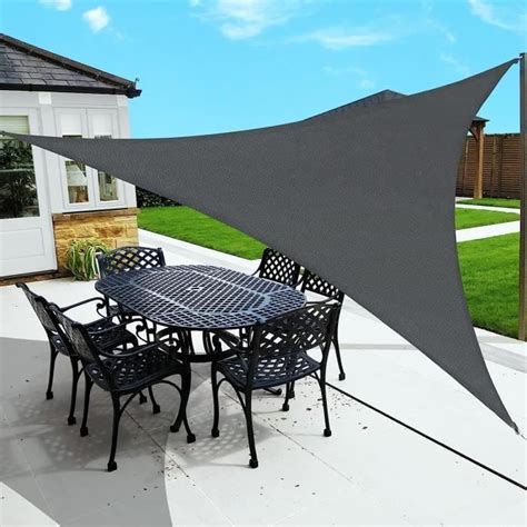 X X M Graphite Voile Dombrage Triangle Hdpe Triangulaire Voile